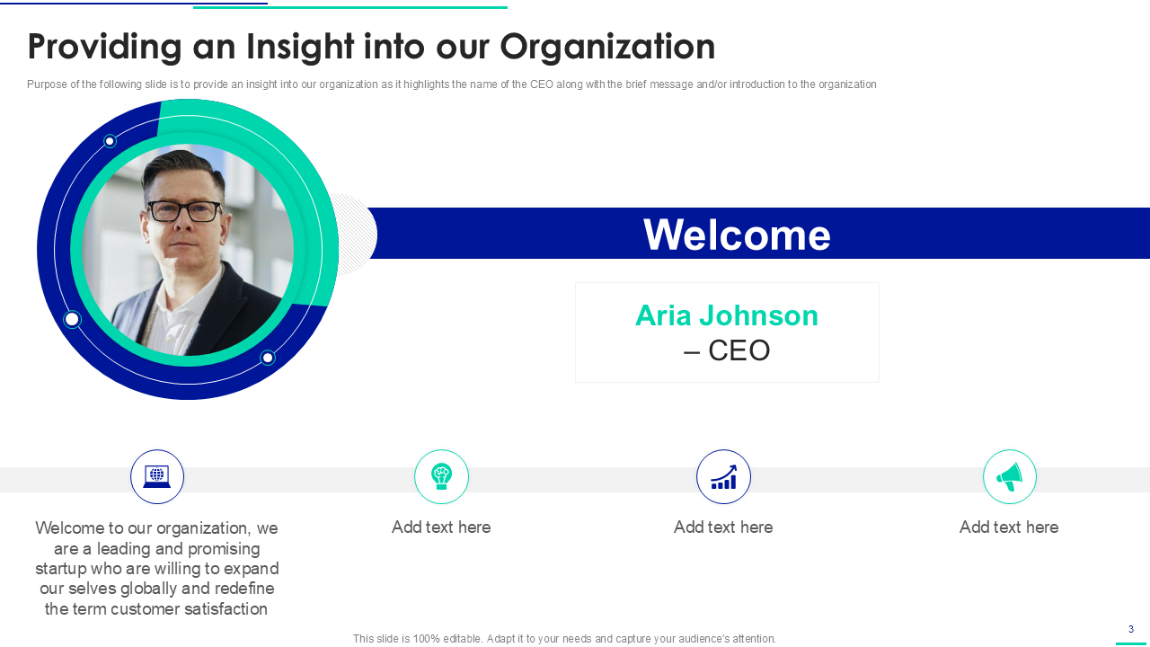 Providing an Insight into our Organization Providing an Insight into our Organization