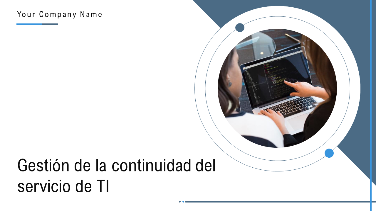 Gestion de la continuidad del servicio de TI Gestion de la continuidad del servicio de TI