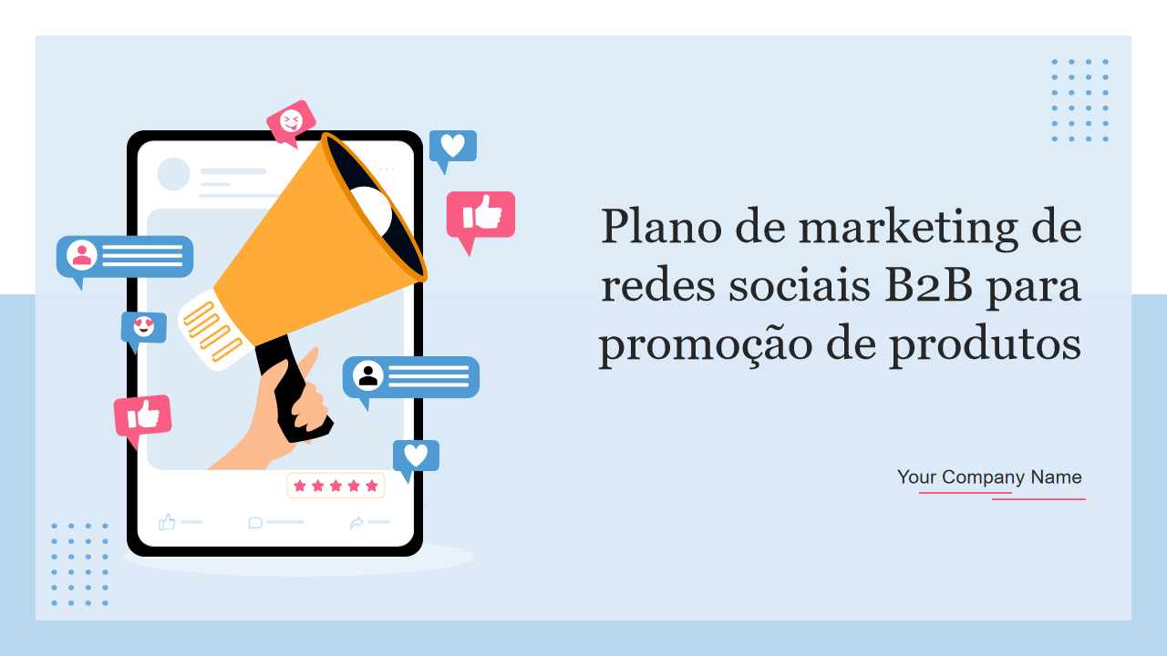 Plano de marketing de redes sociais B2B para promocao de produtos Plano de marketing de redes sociais B2B para promocao de produtos