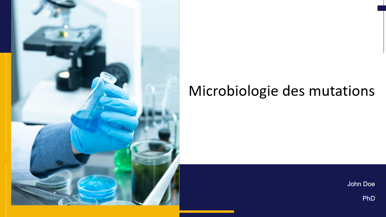 Microbiologie des mutations Microbiologie des mutations