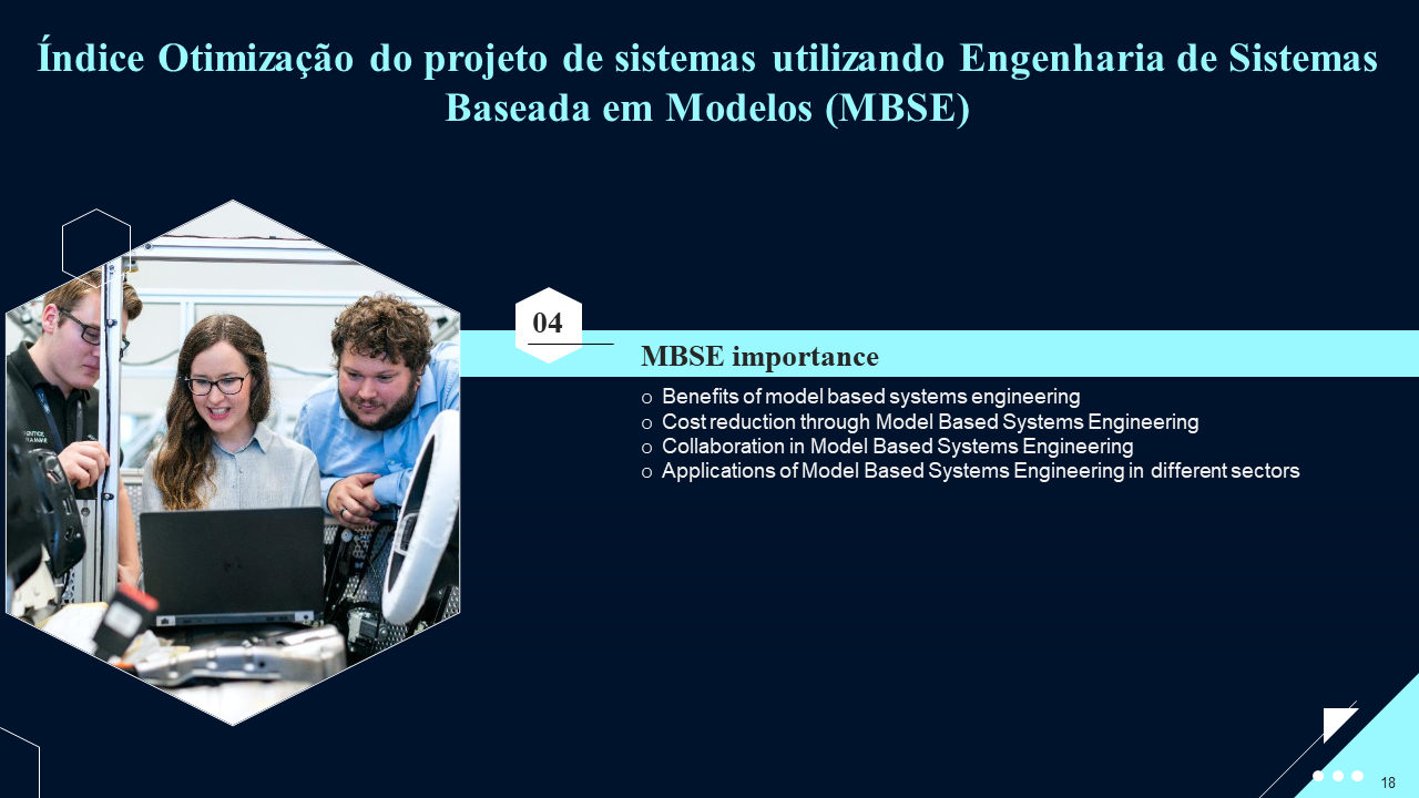 Indice Otimizacao do projeto de sistemas utilizando Engenharia de Sistemas Baseada em Modelos MBSE Indice Otimizacao do projeto de sistemas utilizando Engenharia de Sistemas Baseada em Modelos MBSE