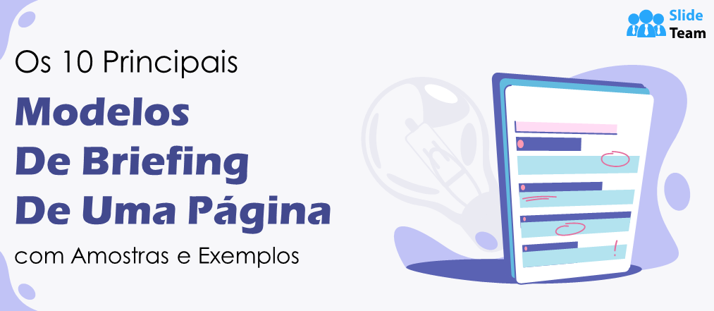 Os 10 melhores modelos de briefing de uma página com amostras e exemplos
