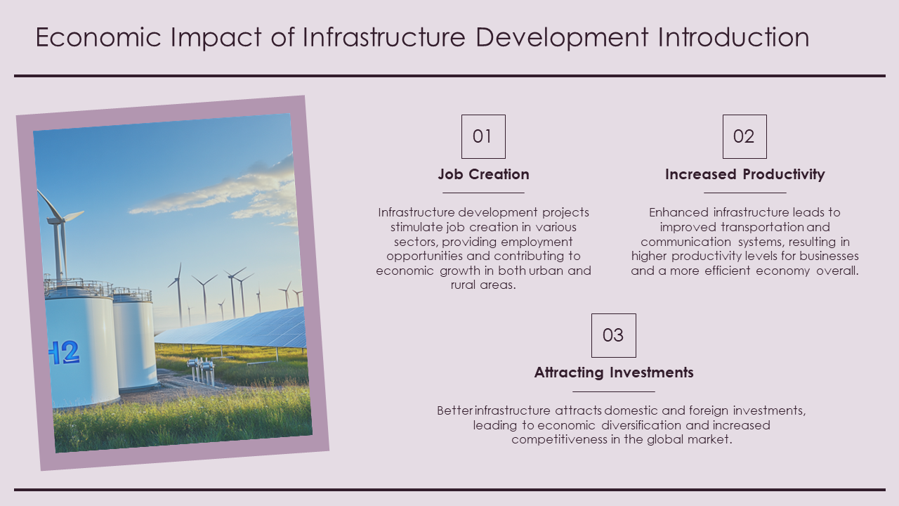 economic impact of infrastructure development introduction