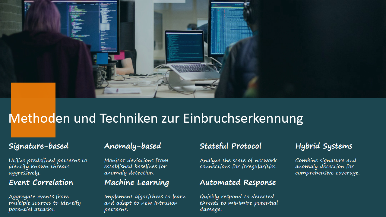 Methoden und Techniken zur Einbruchserkennung Methoden und Techniken zur Einbruchserkennung