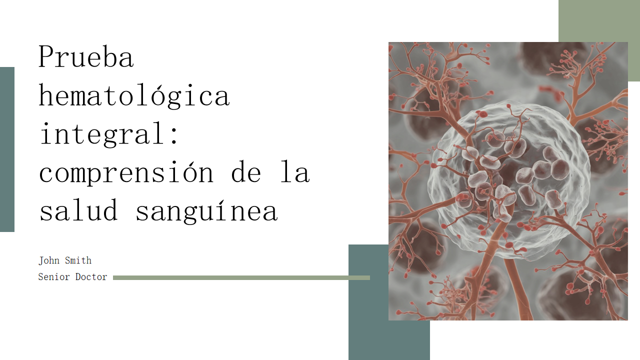 Prueba hcomprension de la salud sanguinea Prueba hcomprension de la salud sanguinea