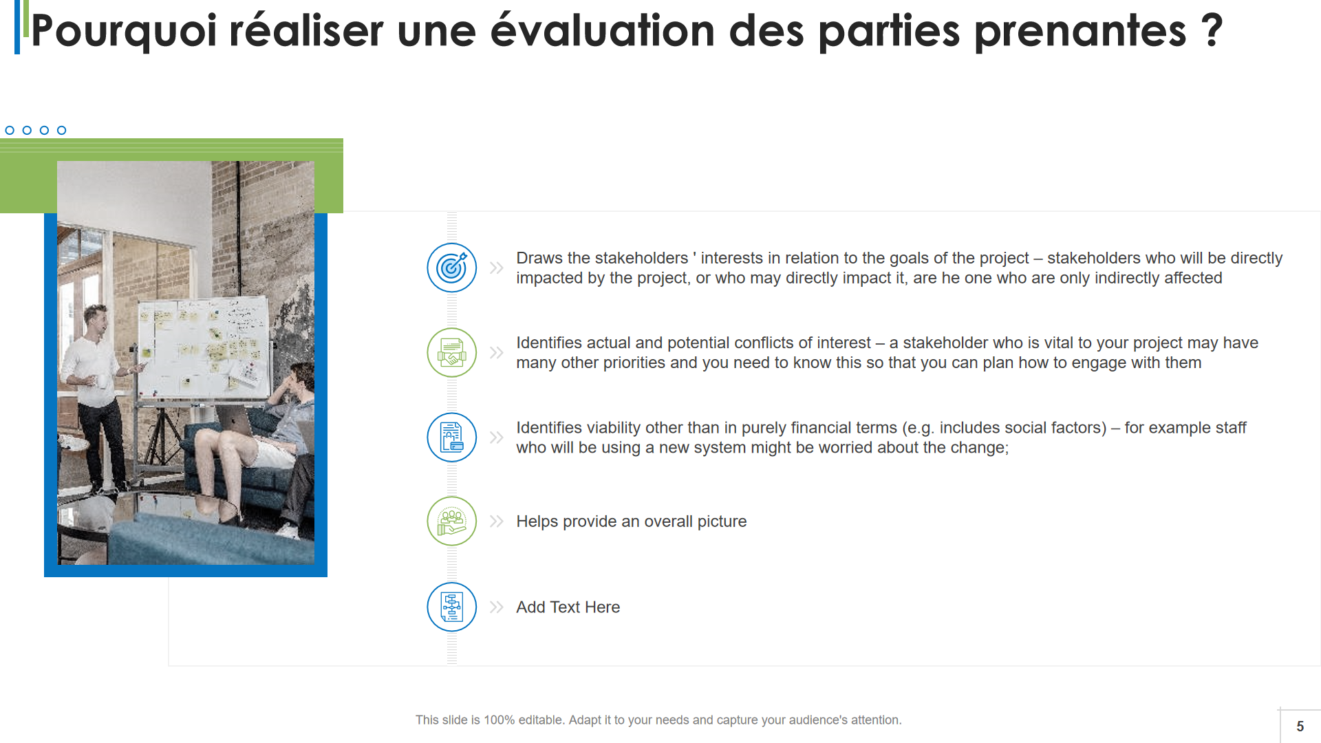 Pourquoi realiser une evaluation des parties prenantes 