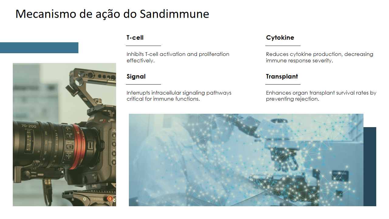 Mecanismo de acao do Sandimmune