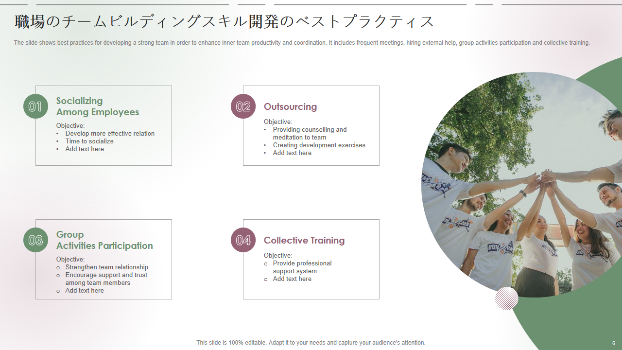 職場のチームビルディングスキル開発のベストプラクティス