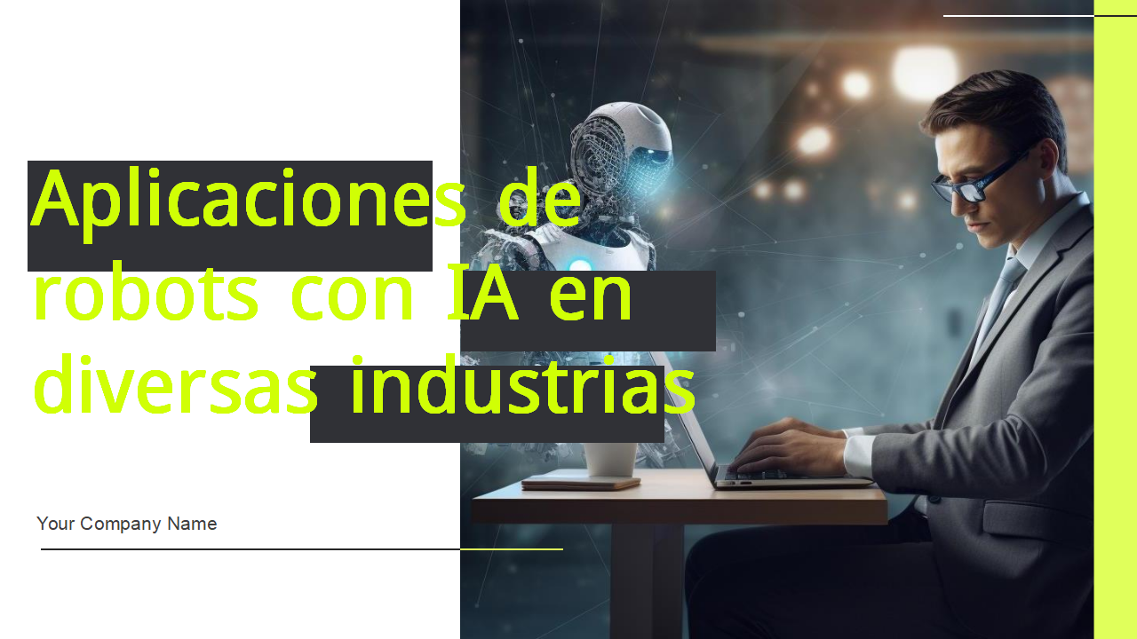 Aplicaciones de robots con IA en diversas industrias