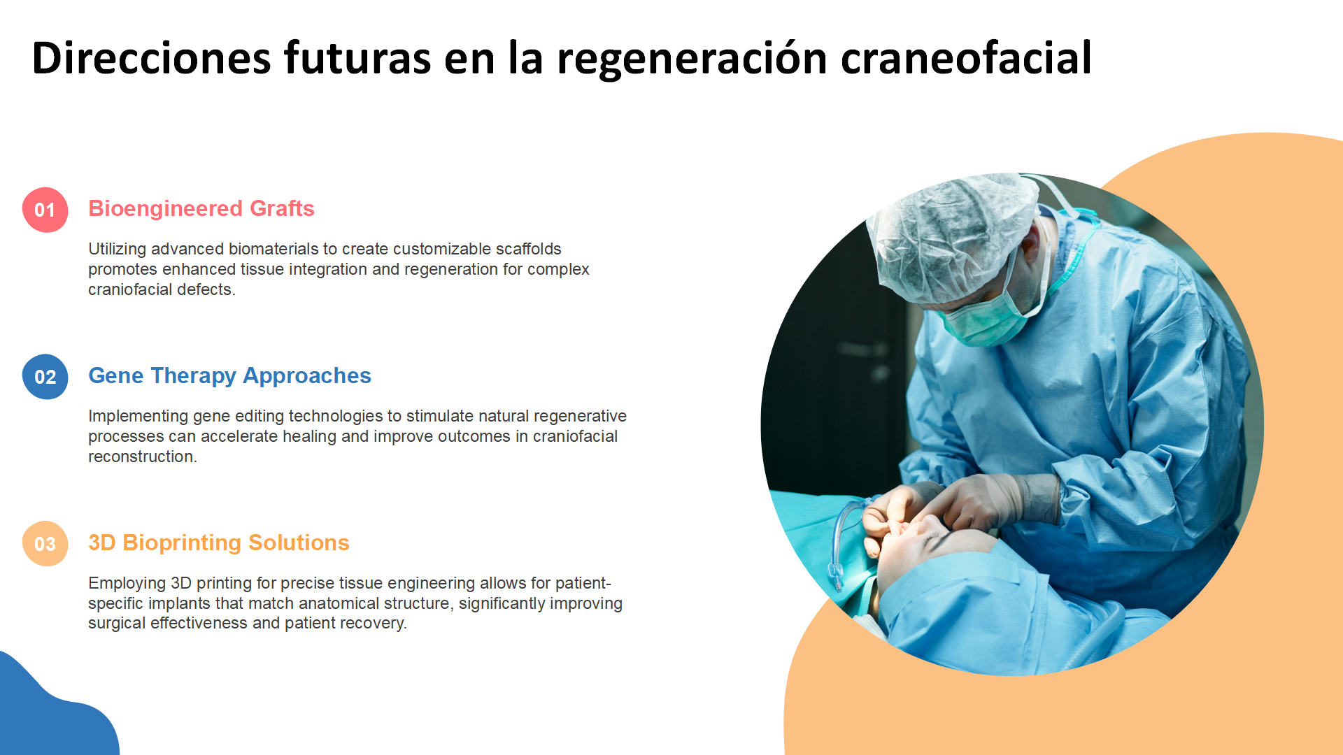 Direcciones futuras en la regeneracion craneofacial