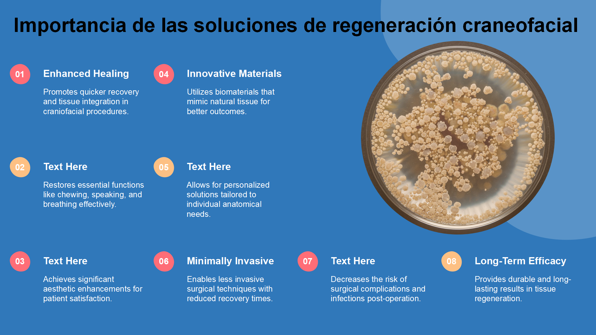 Importancia de las soluciones de regeneracion craneofacial