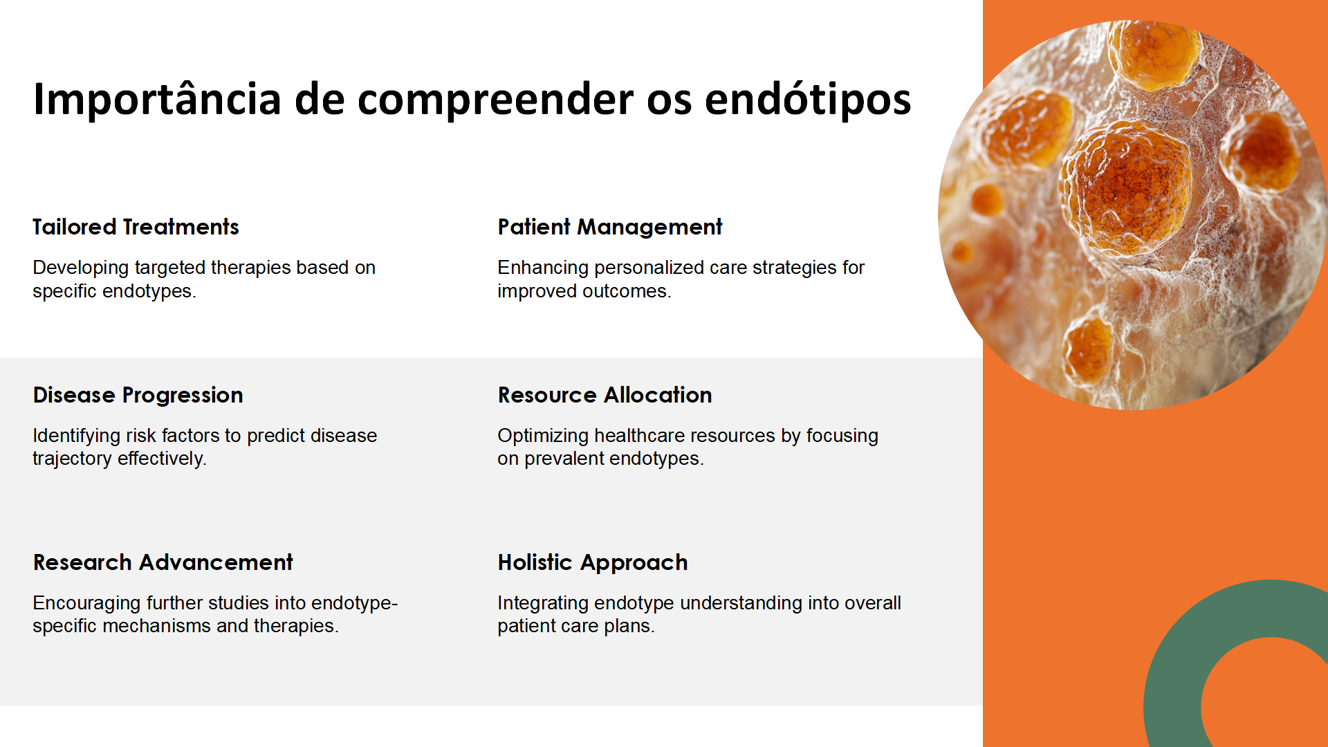 Importancia de compreender os endotipos Importancia de compreender os endotipos