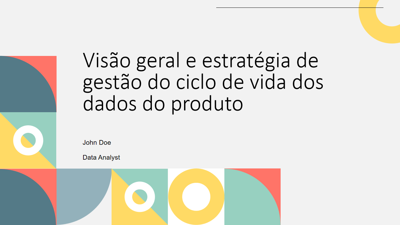 Visao geral e estrategia de gestao do ciclo de vida dos dados do produto