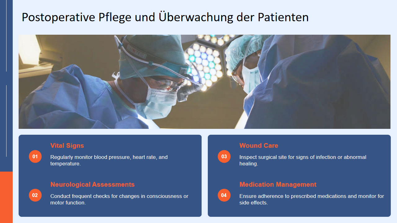 Postoperative Pflege und Uberwachung der Patienten Postoperative Pflege und Uberwachung der Patienten
