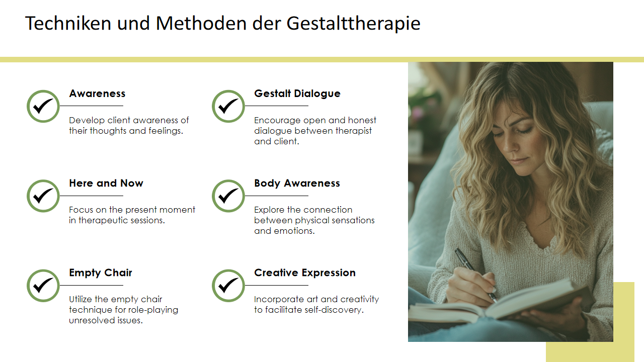 Techniken und Methoden der Gestalttherapie
