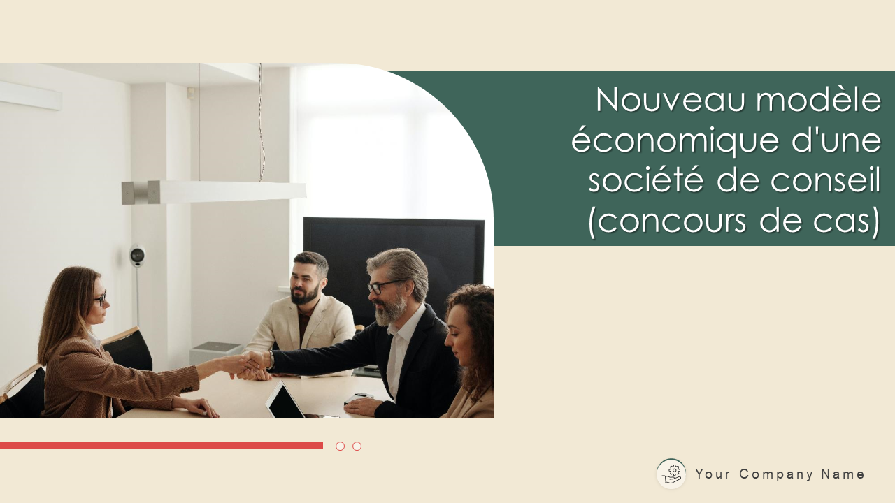 Nouveau modele economique d_une societe de conseil concours de cas