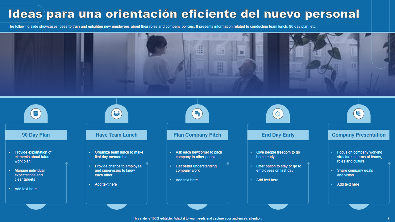 Ideas para una orientacion eficiente del nuevo personal Ideas para una orientacion eficiente del nuevo personal