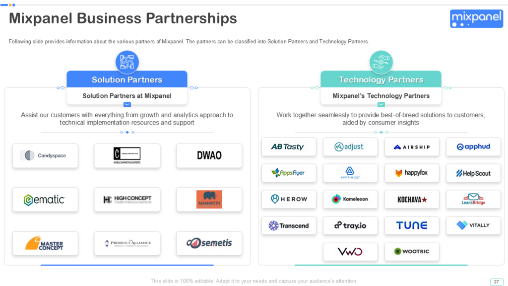 Mixpanel Business Partnerships Mixpanel Business Partnerships