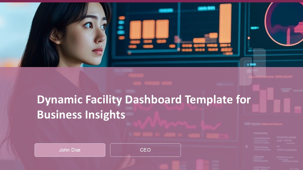 Dynamic Facility Dashboard Template For Business Insights PPT