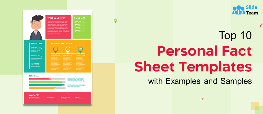 Top 10 Personal Fact Sheet Templates With Examples and Samples