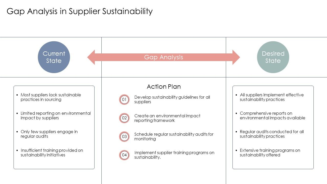 Gap Analysis in Supplier Sustainability
