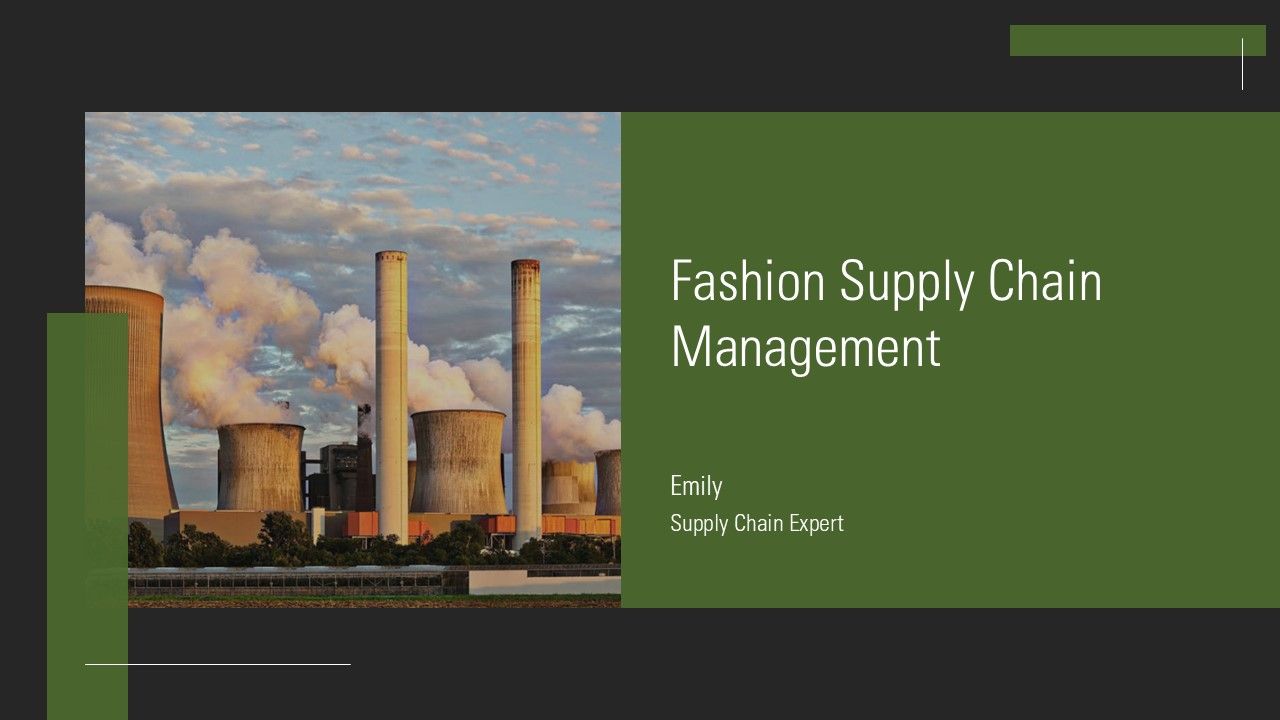 Fashion Supply Chain Management PPT