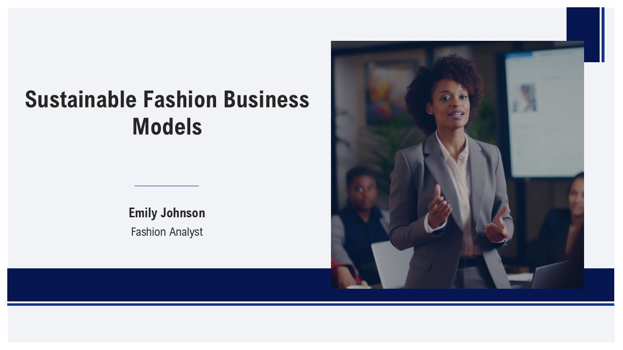 Sustainable Fashion Business Models PPT